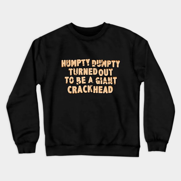 Cracked Crewneck Sweatshirt by Madeyoulook